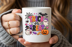 Trick or Treat Halloween Rhinestone PNG Product Image 5