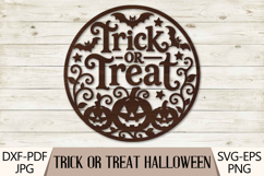Trick or Treat Halloween SVG File Product Image 1