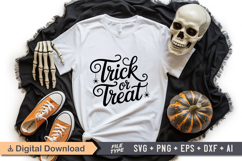 Trick Or Treat SVG File | Spooky Halloween SVG Product Image 1