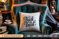 Trick Or Treat SVG File | Spooky Halloween SVG Product Image 3