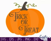 Trick Or Treat Halloween Farmhouse Sign Svg Product Image 2
