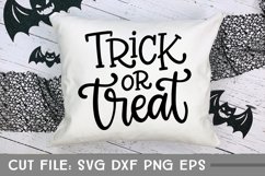 Trick or Treat, Hand Lettered, Cut File Product Image 1