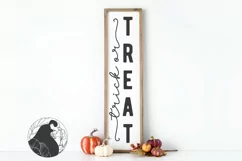 Halloween SVG, Trick or Treat Porch Sign SVG Product Image 1