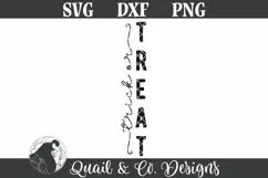 Halloween SVG, Trick or Treat Porch Sign SVG Product Image 2