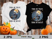 Trick Or Treat, Score Or Defeat Png, Football Skeleton Png Product Image 2