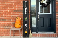 Trick or Treat Porch Sign