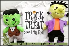 Trick or Treat Smell My Feet Halloween SVG Product Image 4