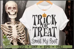 Trick or Treat Smell My Feet Halloween SVG Product Image 1