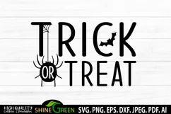 trick or treat svg for halloween by shine green art