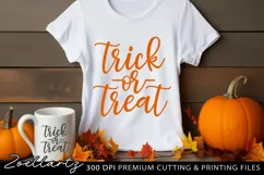 Trick Or Treat SVG PNG EPS DXF Spooky Halloween SVG Cut File Product Image 2