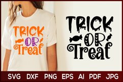 Trick or treat svg design, Halloween svg design Product Image 1