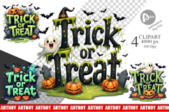 Trick or Treat Clipart Product Image 1