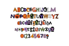 Trick or Treats - Cute Halloween Color Font Product Image 2