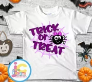 Trick or treat Halloween Girl Spider svg Product Image 2