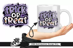 Trick or Treat Sublimation PNG file for Halloween Product Image 1