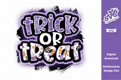 Trick or Treat Sublimation PNG file for Halloween Product Image 4