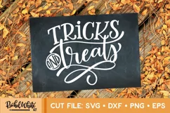 Tricks and Treats, Trick or Treat Cut File, Halloween SVG Product Image 1