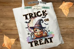 Cute Halloween Spider with Bats | Trick or Treat PNG Design Product Image 1