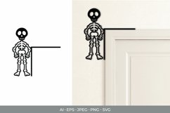 Skeleton Trim Corner - Halloween Decorations Product Image 1
