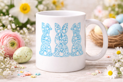 Bunny Trio SVG Bundle | Easter Bunny SVG Product Image 13