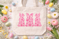 Bunny Trio SVG Bundle | Easter Bunny SVG Product Image 14