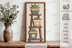 Triple plant Wall Decors Bundle Laser Cut. Rustic Home sign Product Image 14