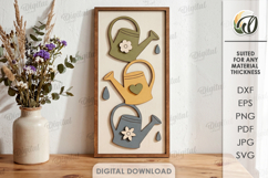 Triple plant Wall Decors Bundle Laser Cut. Rustic Home sign Product Image 6