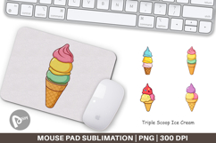 Mouse Pad Triple Scoop Product Image 1