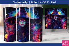 Witch tumbler sublimation PNG Halloween tumbler 20oz Product Image 1