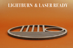 Trivet Bauhaus 1 Vector File for Laser Cutter. Product Image 4