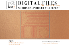Trivet Bauhaus2 Vector File for Laser Cutter. Product Image 2