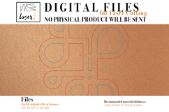 Trivet Ghirigoro Vector File for Laser Cutter. Product Image 2