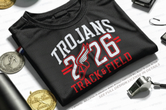 Trojan Track and Field SVG Product Image 1