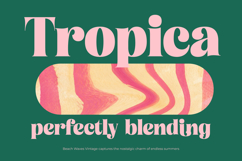 Tropic Fresh Vintage - Bold Serif Font Product Image 7