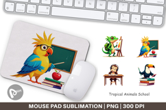 Mouse Pad Tropical School Animals Product Image 1