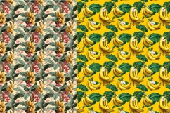 Tropical Banana Seamless Patterns Product Image 2