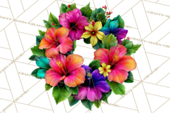 Tropical Beach Flower Clipart &amp; Clip Art PNG Product Image 2
