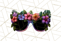 Tropical Beach Flower Clipart &amp; Clip Art PNG Product Image 3
