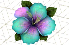 Tropical Beach Flower Clipart & Clip Art PNG Product Image 2