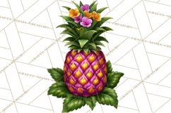 Tropical Beach Flower Clipart &amp; Clip Art PNG Product Image 2
