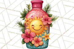 Tropical Beach Flower Clipart &amp; Clip Art PNG Product Image 2