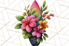 Tropical Beach Flower Clipart &amp; Clip Art PNG Product Image 3