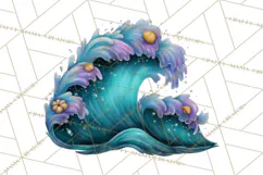 Tropical Beach Flower Clipart & Clip Art PNG Product Image 5
