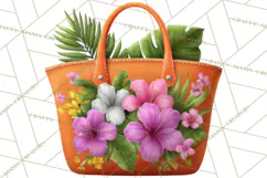 Tropical Beach Flower Clipart & Clip Art PNG Product Image 2