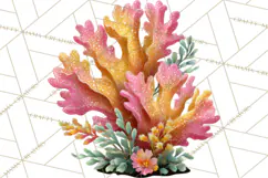 Tropical Beach Flower Clipart & Clip Art PNG Product Image 4
