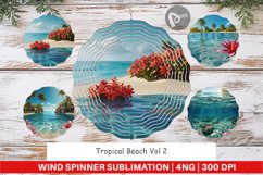 Wind Spinner Tropical Beach Product Image 1