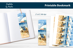 Tropical Seashore Bookmark Bundle, Printable Bookmark Product Image 13