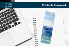 Summer Ocean Bookmark Sublimation, Printable Bookmark Product Image 2