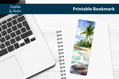 Summer Vibe Bookmark Sublimation, Printable Bookmark Product Image 2