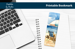Summer Vacation Bookmark Sublimation, Printable Bookmark Product Image 2